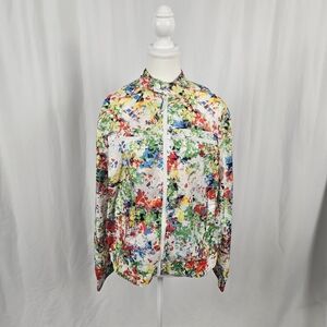 Catherine Malandrino Track Jacket Windbreaker Size Large